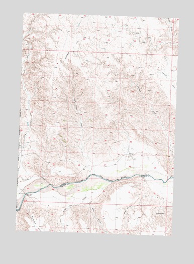 Bridger, SD USGS Topographic Map