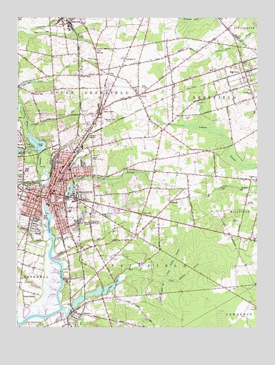 Bridgeton, NJ USGS Topographic Map