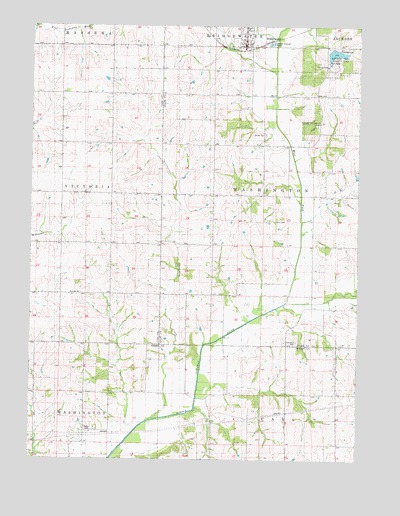 Bridgewater, IA USGS Topographic Map