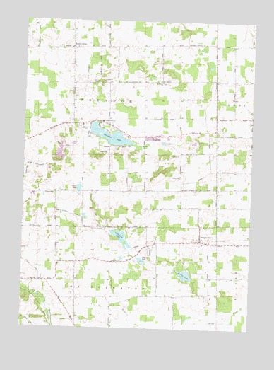 Bridgewater, MI USGS Topographic Map