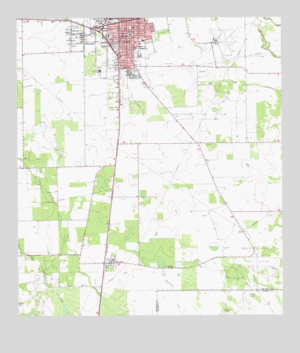 Alice South, TX USGS Topographic Map