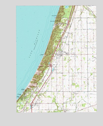 Bridgman, MI USGS Topographic Map