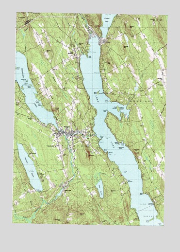 Bridgton, ME USGS Topographic Map