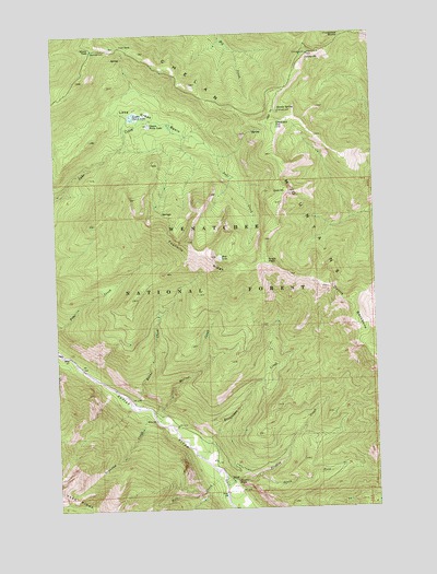 Brief, WA USGS Topographic Map
