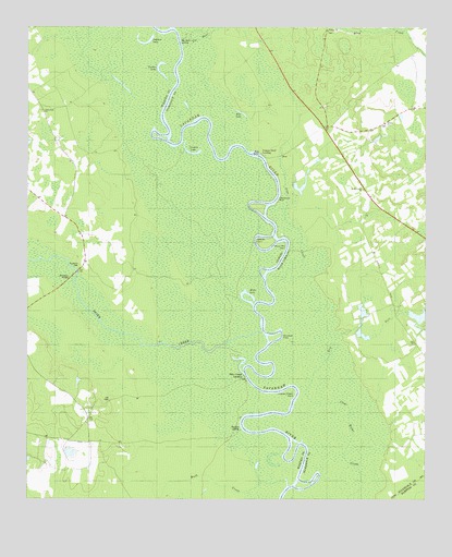 Brier Creek Landing, GA USGS Topographic Map