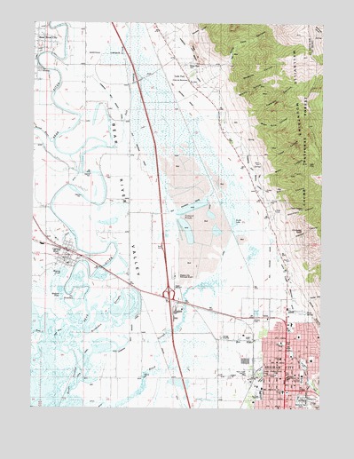 Brigham City, UT USGS Topographic Map