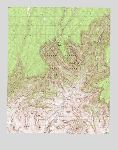Bright Angel Point, AZ USGS Topographic Map