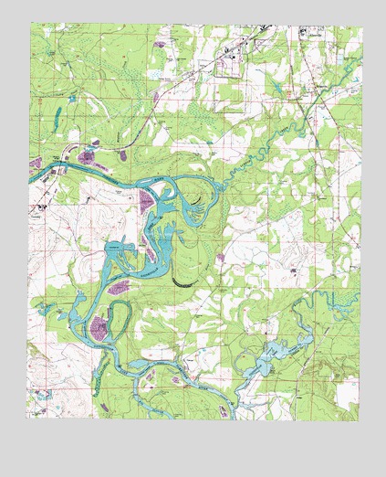 Aliceville South, AL USGS Topographic Map