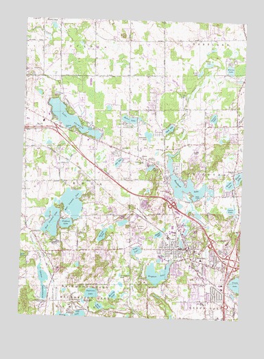 Brighton, MI USGS Topographic Map