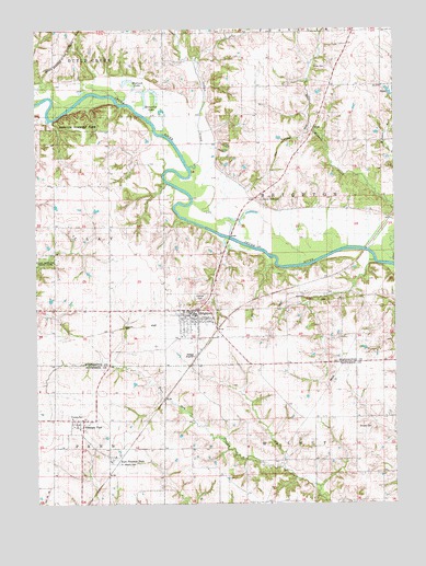 Brighton, IA USGS Topographic Map