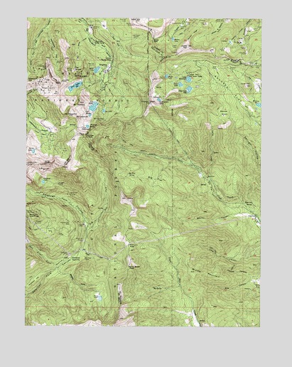 Brighton, UT USGS Topographic Map