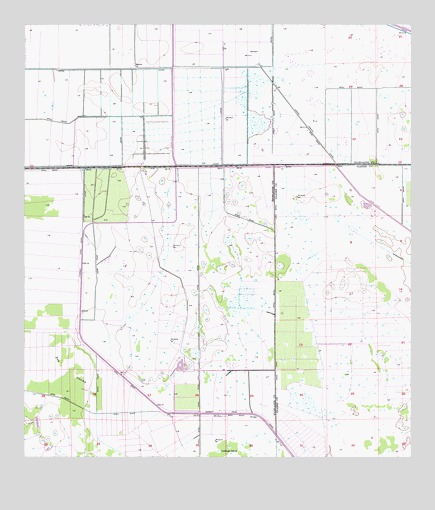 Brighton NW, FL USGS Topographic Map