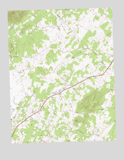 Brightwood, VA USGS Topographic Map