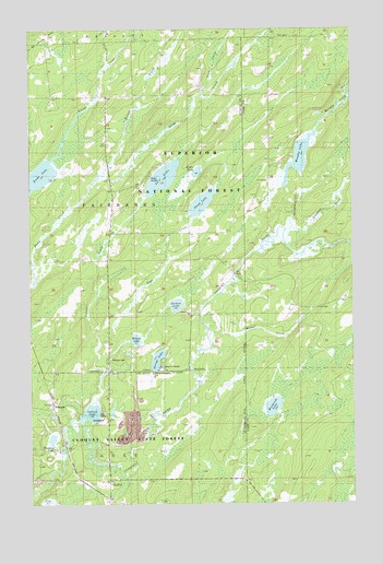 Brimson, MN USGS Topographic Map