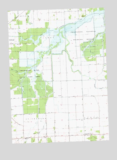 Alicia, MI USGS Topographic Map