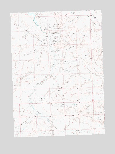 Bringolf Ranch, WY USGS Topographic Map