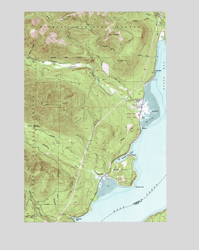 Brinnon, WA USGS Topographic Map