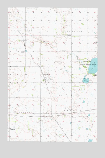 Brinsmade, ND USGS Topographic Map