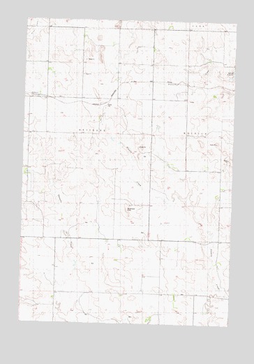 Brisbane, ND USGS Topographic Map