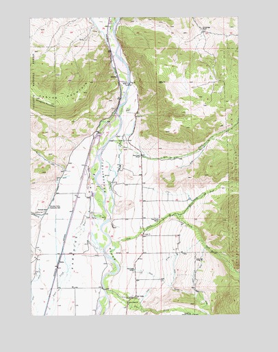 Brisbin, MT USGS Topographic Map