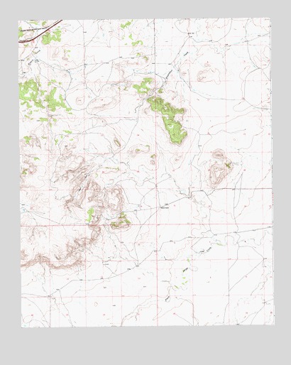 Briscoe Ranch, NM USGS Topographic Map