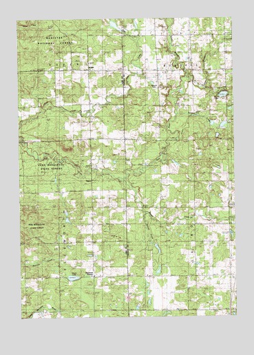 Bristol, MI USGS Topographic Map