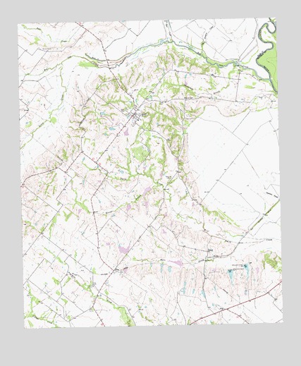 Bristol, TX USGS Topographic Map