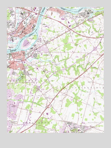 Bristol, PA USGS Topographic Map