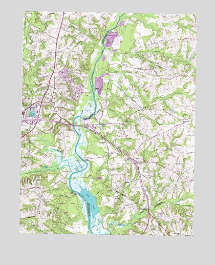 Bristol, MD USGS Topographic Map