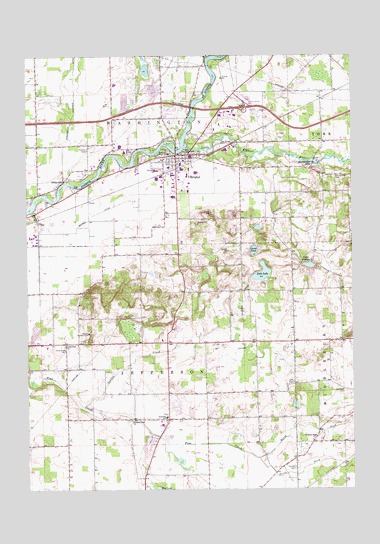 Bristol, IN USGS Topographic Map