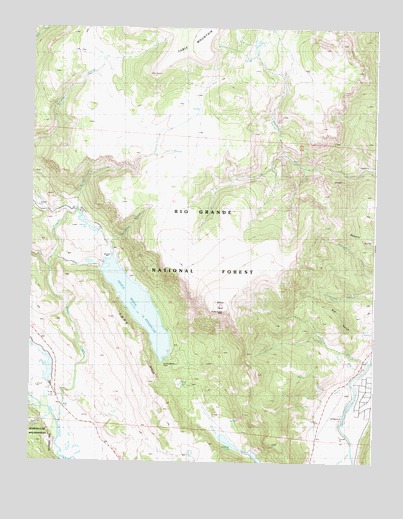 Bristol Head, CO USGS Topographic Map