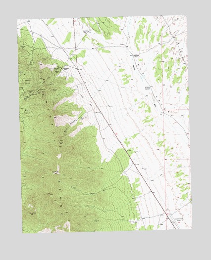 Bristol Range SE, NV USGS Topographic Map