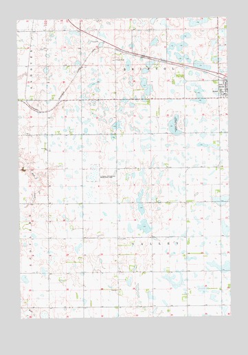Bristol West, SD USGS Topographic Map