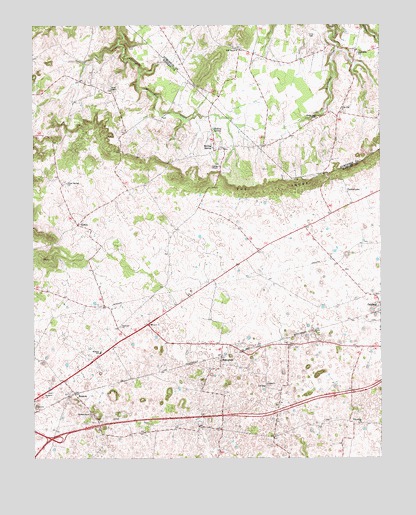 Bristow, KY USGS Topographic Map