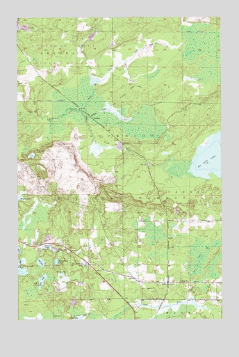 Britt, MN USGS Topographic Map