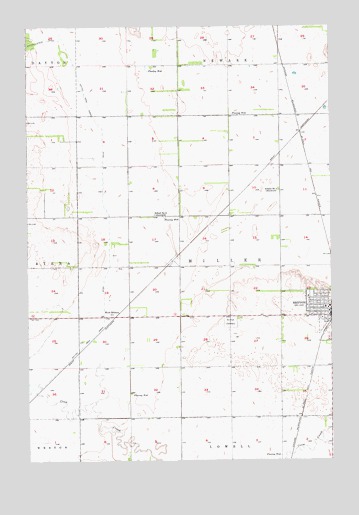 Britton West, SD USGS Topographic Map