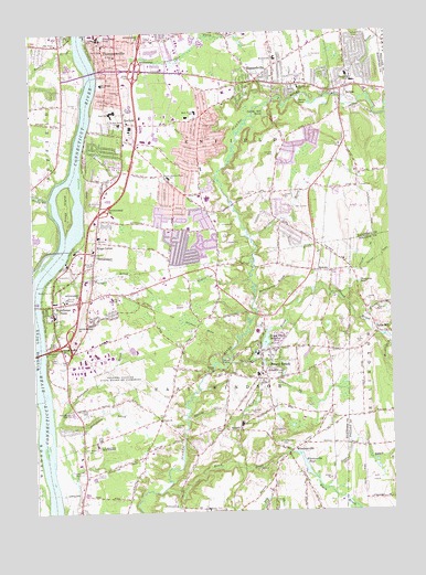 Broad Brook, CT USGS Topographic Map