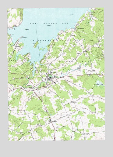 Broadalbin, NY USGS Topographic Map