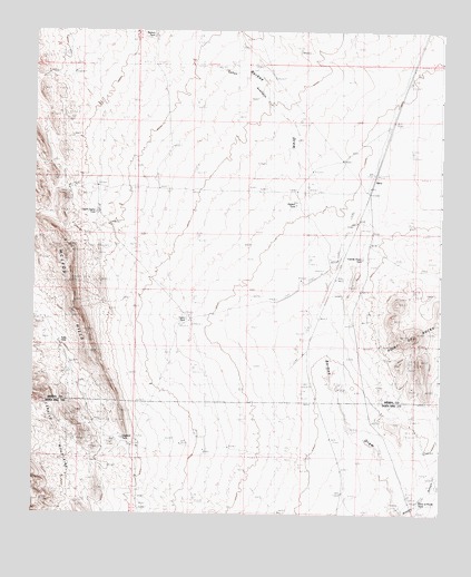 Alivio, NM USGS Topographic Map