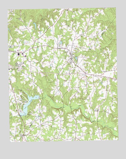 Broadway, NC USGS Topographic Map
