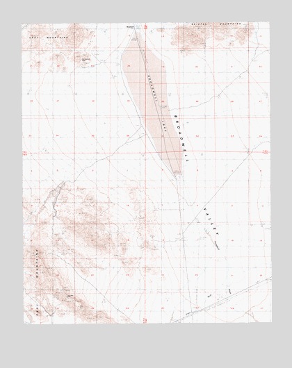 Broadwell Lake, CA USGS Topographic Map