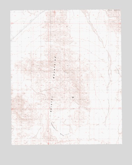 Broadwell Mesa, CA USGS Topographic Map