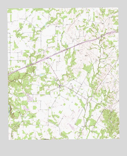 Brock, TX USGS Topographic Map