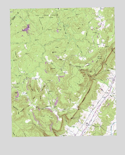 Brockdell, TN USGS Topographic Map