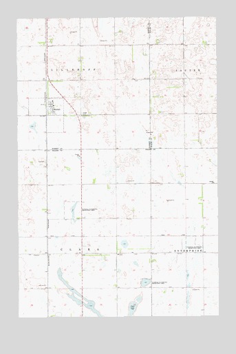 Brocket, ND USGS Topographic Map