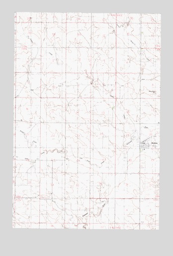 Brockway, MT USGS Topographic Map