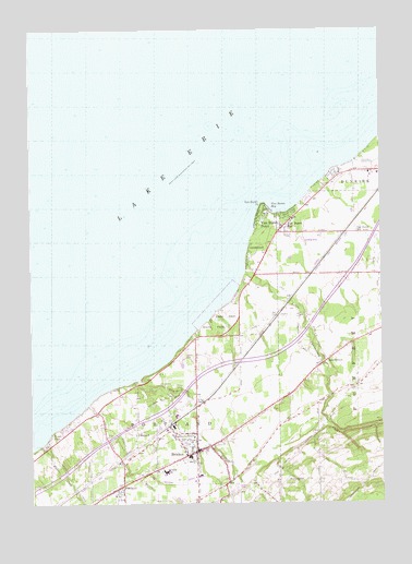 Brocton, NY USGS Topographic Map