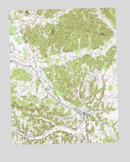 Brodhead, KY USGS Topographic Map