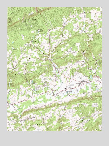 Brodheadsville, PA USGS Topographic Map