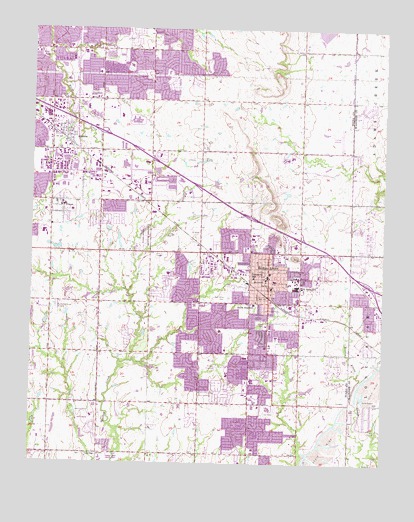Broken Arrow, OK USGS Topographic Map